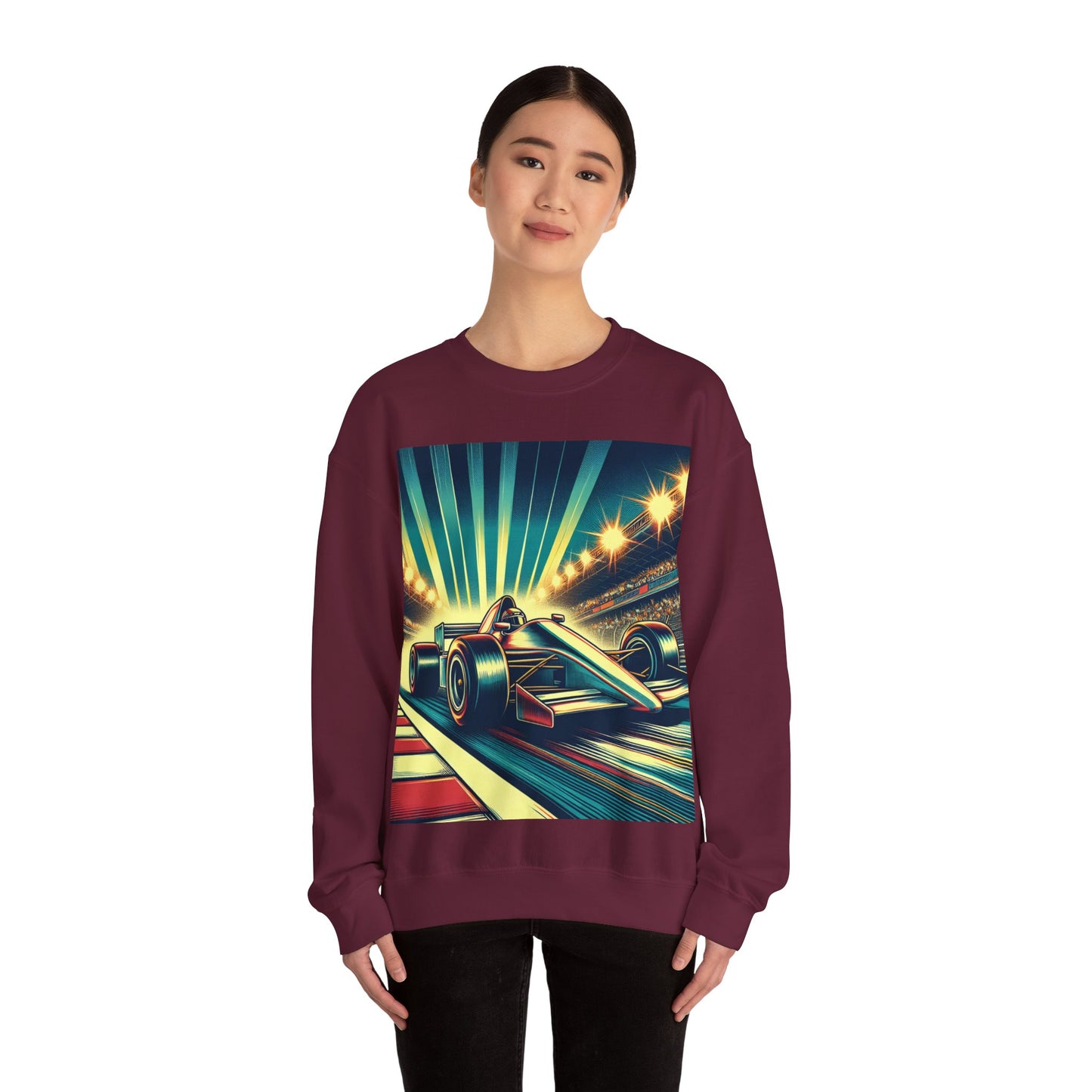 Race Car Crewneck Sweatshirt | Racing Apparel, Unisex Sweatshirt, F1 Gift, Motorsports Clothing, Car Enthusiasts Sweatshirt