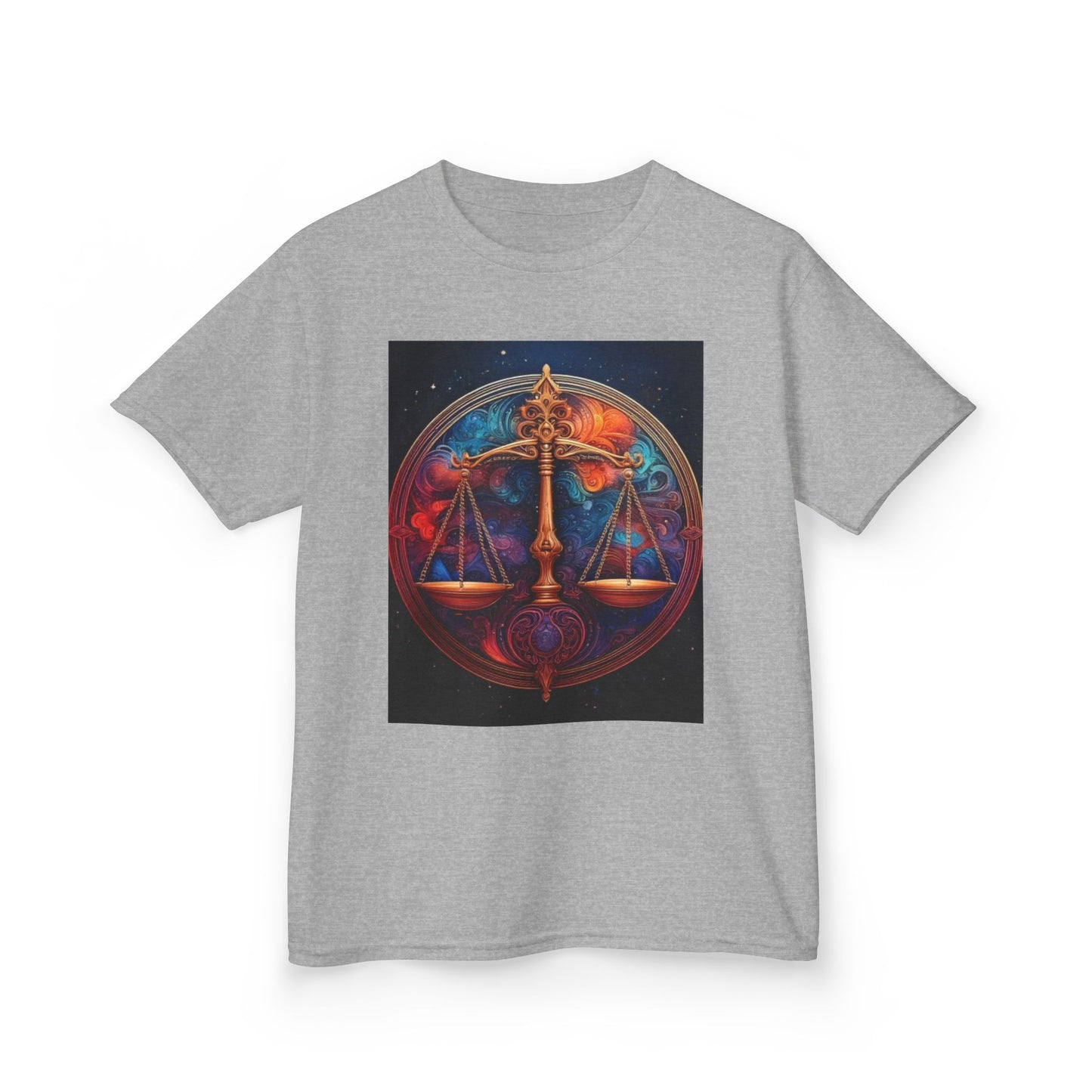 Libra Horoscope Kids Tee - Cosmic Zodiac T-Shirt for Astrology Lovers, Birthday Gift, Everyday Wear, Reference Guide, Unique Design