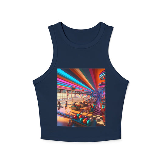 Bowling Women's Micro Rib Racer Tank Top