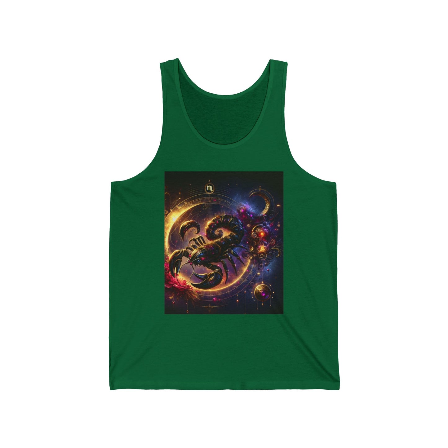 Scorpio Unisex Jersey Tank Top - Perfect for Festivals & Casual Wear