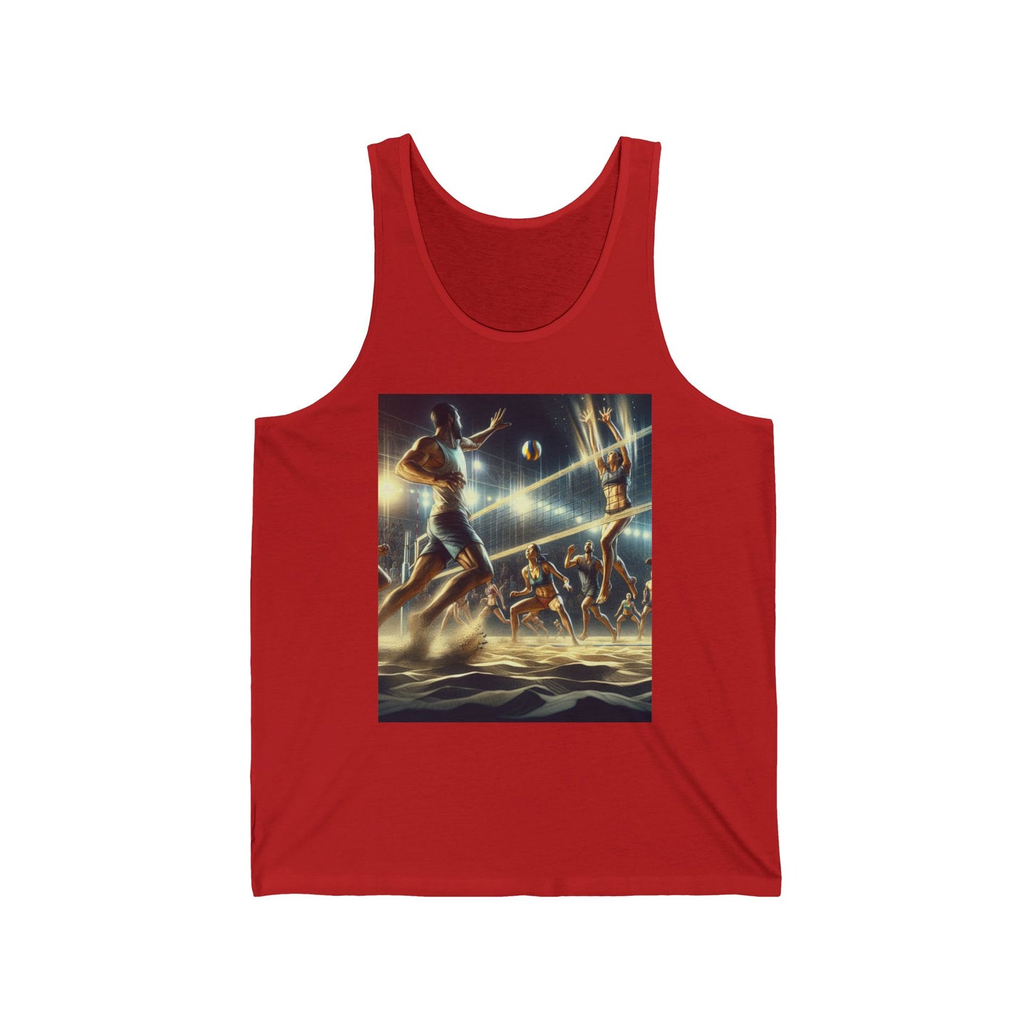 Volleyball Unisex Jersey Tank Top - Perfect for Festivals & Casual Wear