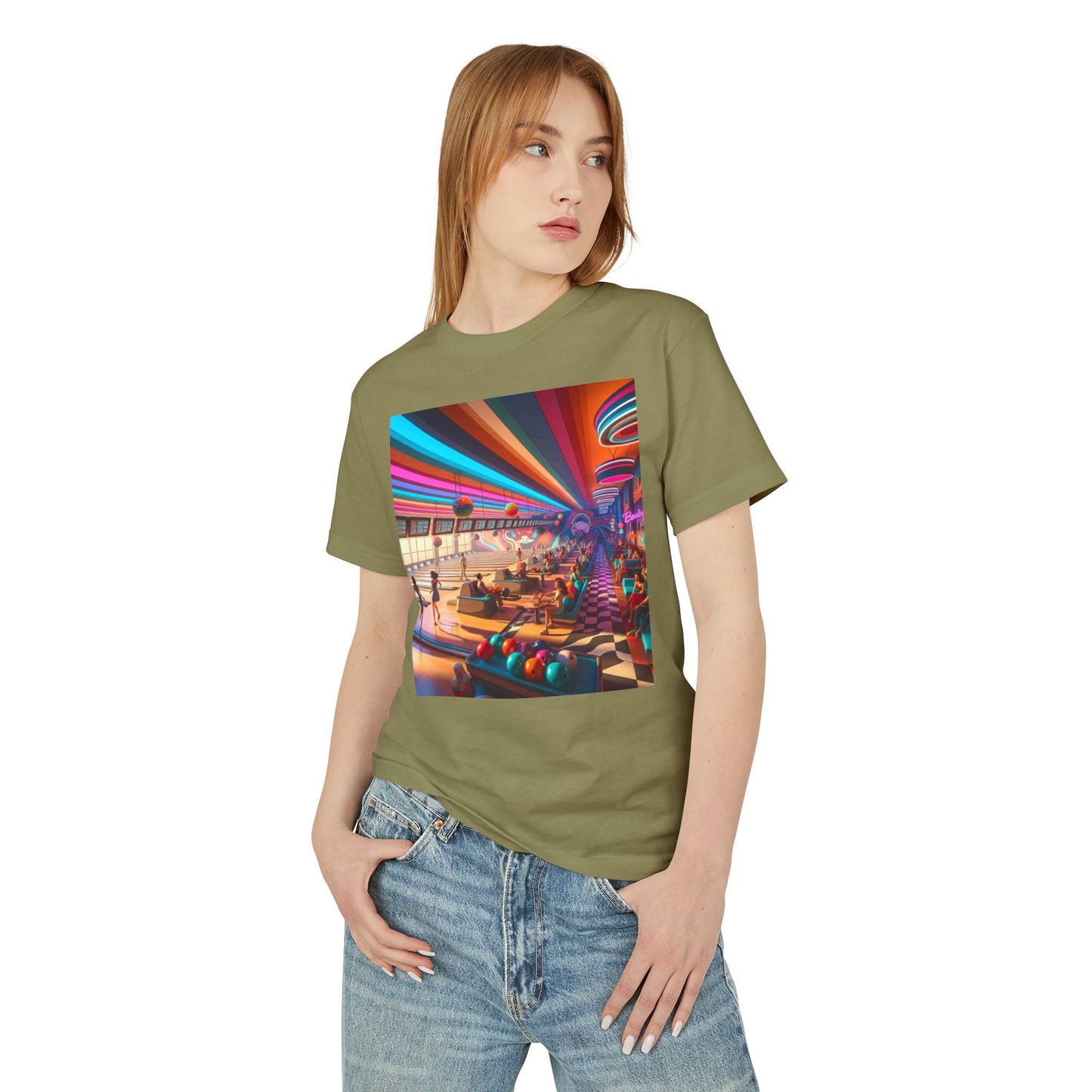 Bowling Heavyweight Tee - Unisex Garment-Dyed Shirt
