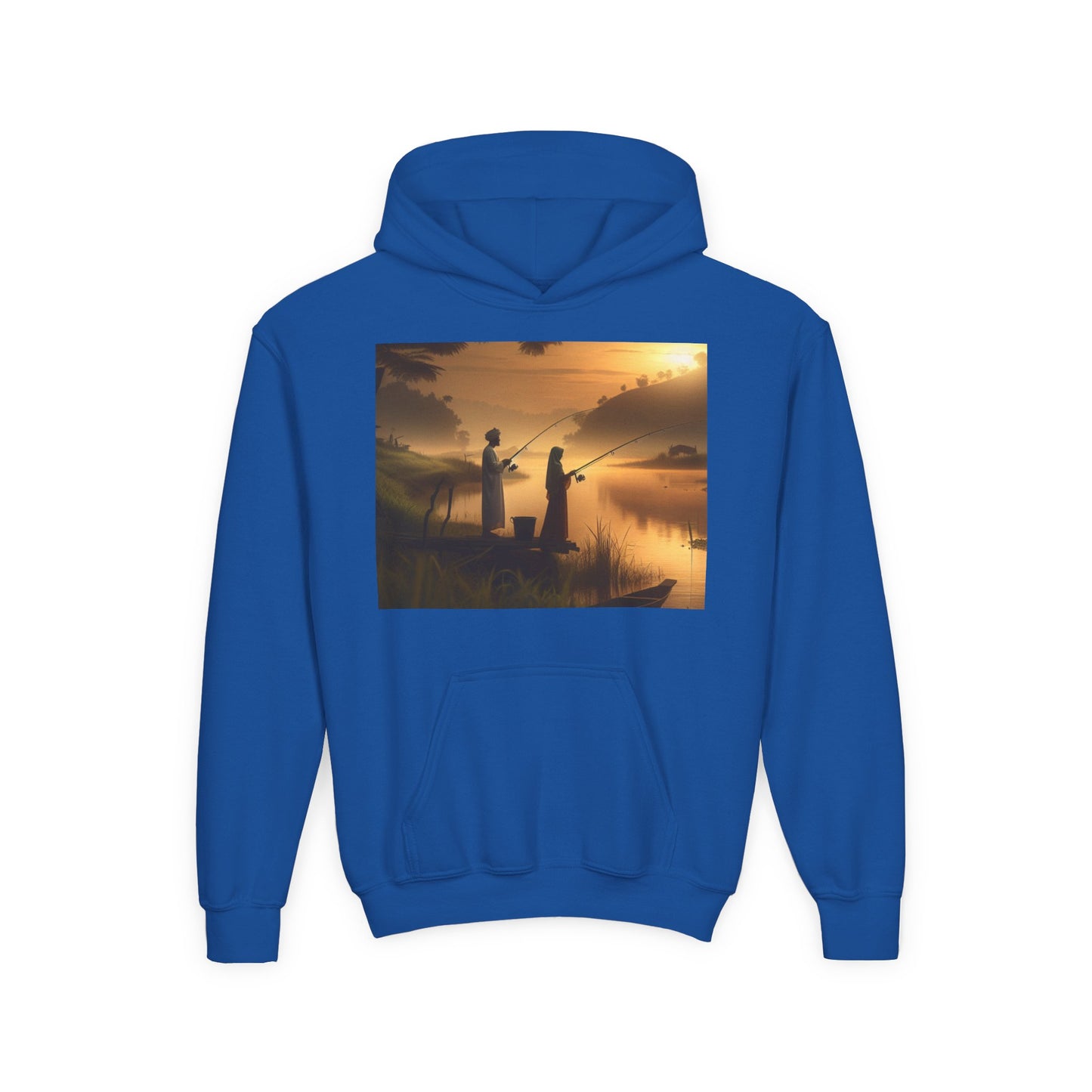 Fishing Youth Hoodie - Heavy Blend Sweatshirt