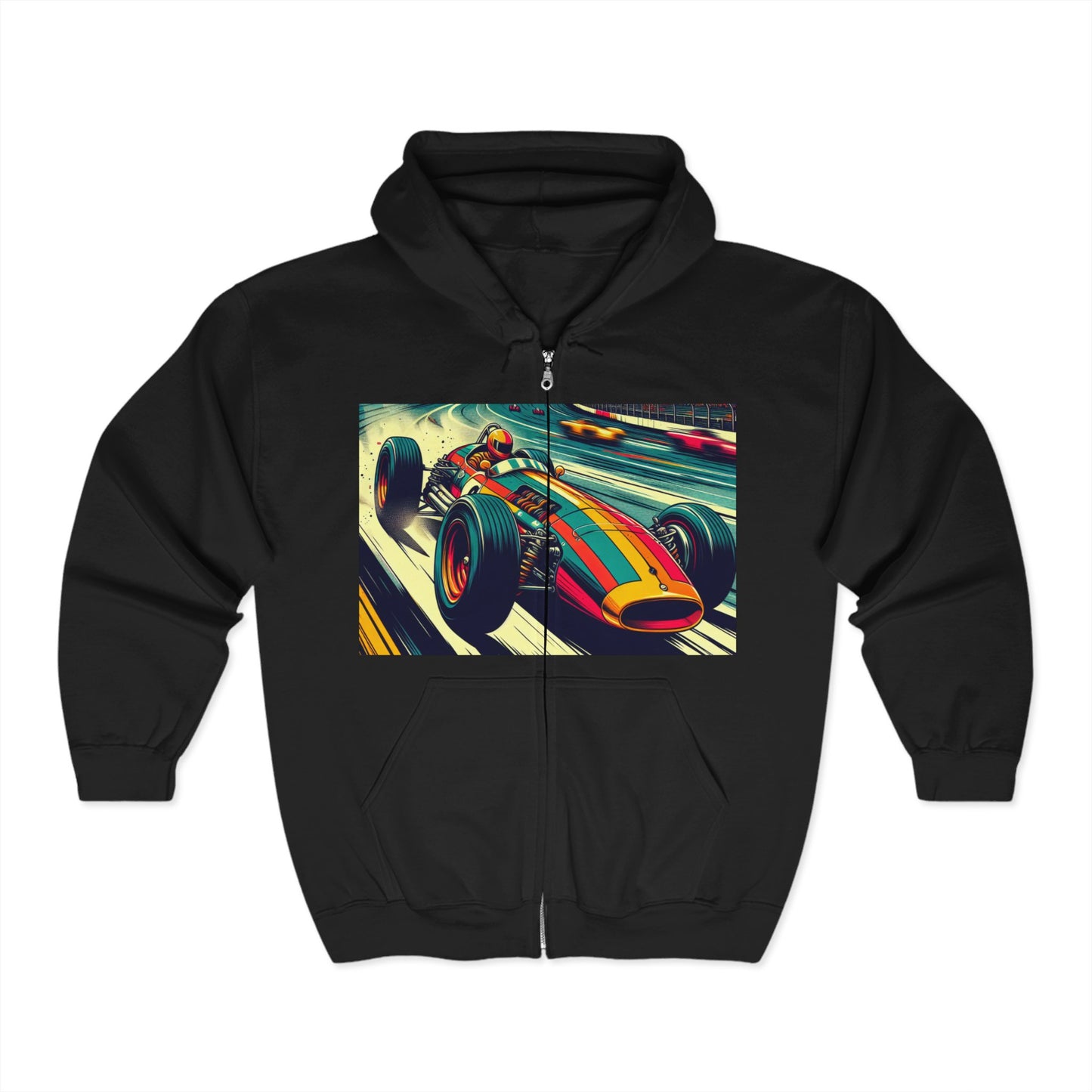 F1 Unisex Heavy Blend™ Full Zip Hooded Sweatshirt