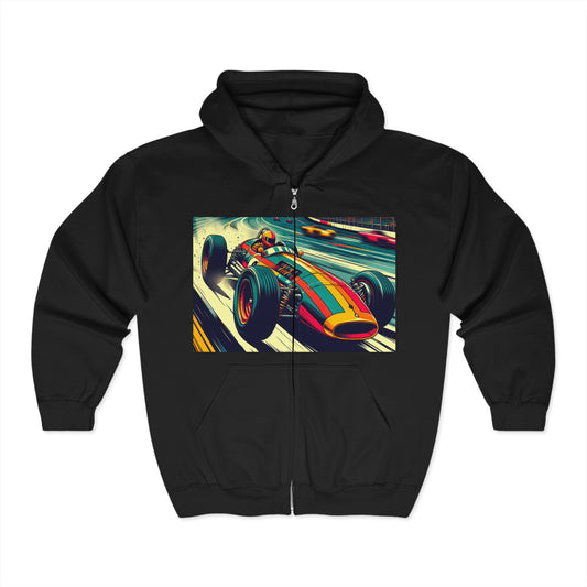 F1 Unisex Heavy Blend™ Full Zip Hooded Sweatshirt