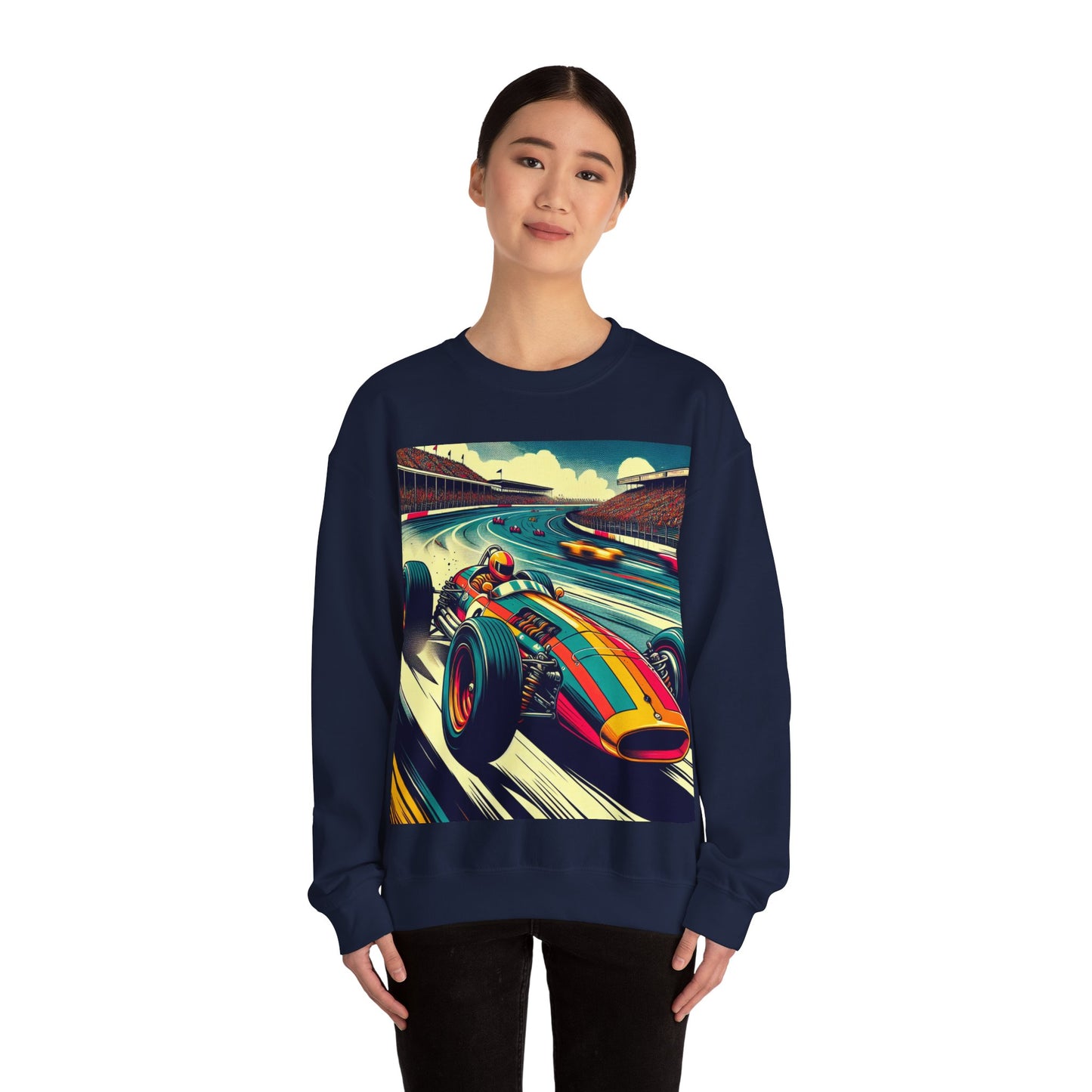 Race Car Crewneck Sweatshirt | Racing Apparel, Unisex Sweatshirt, F1 Gift, Motorsports Clothing, Car Enthusiasts Sweatshirt