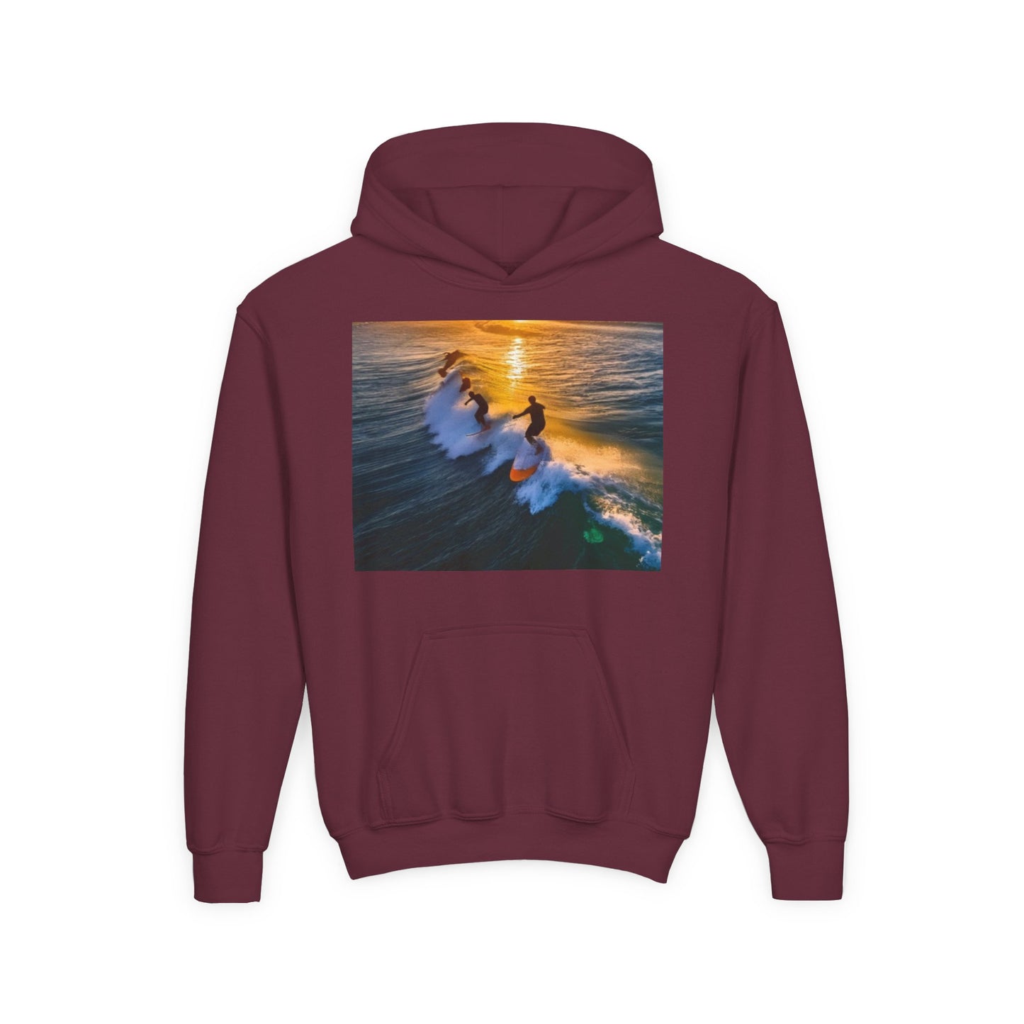 Surfing Youth Hoodie - Heavy Blend Sweatshirt