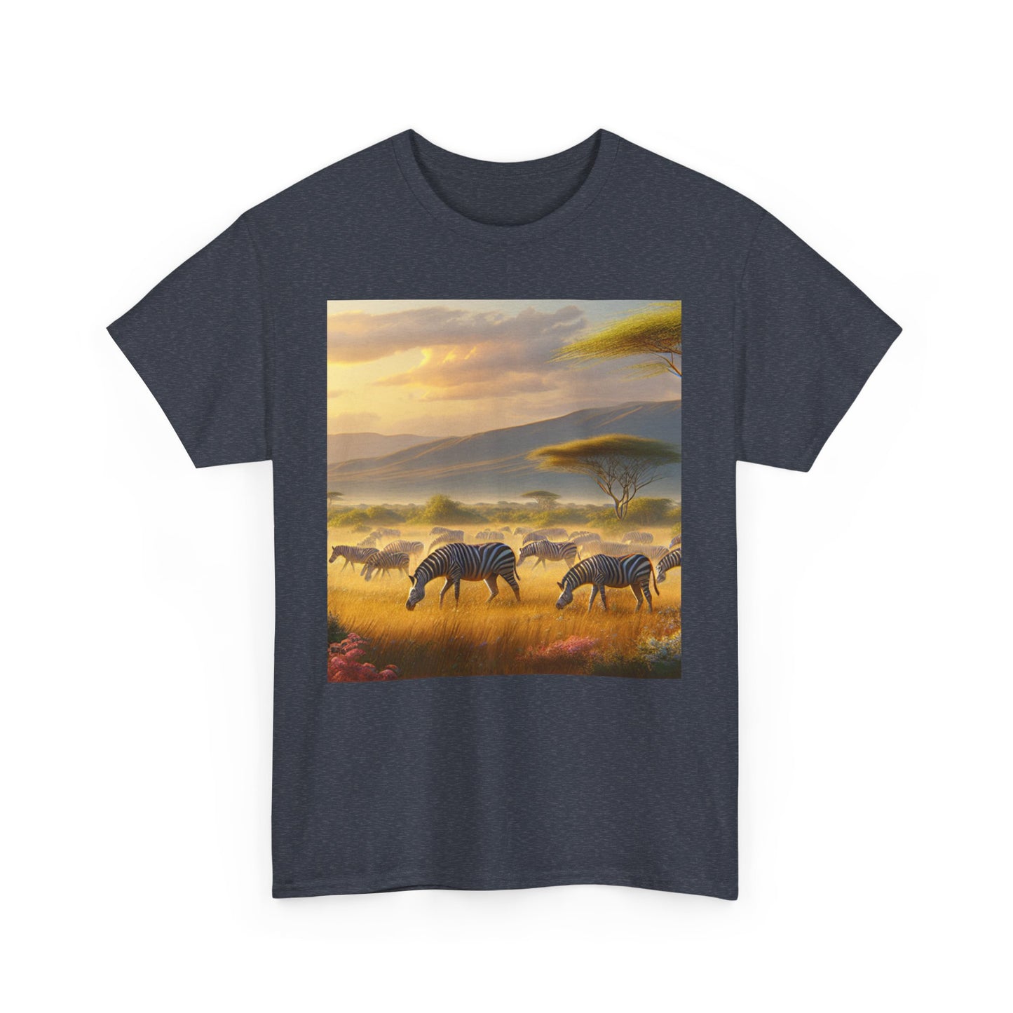 Zebras Women's Heavy Cotton Tee
