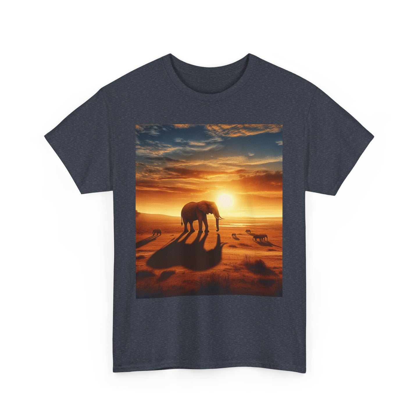 Elephants Women's Heavy Cotton Tee