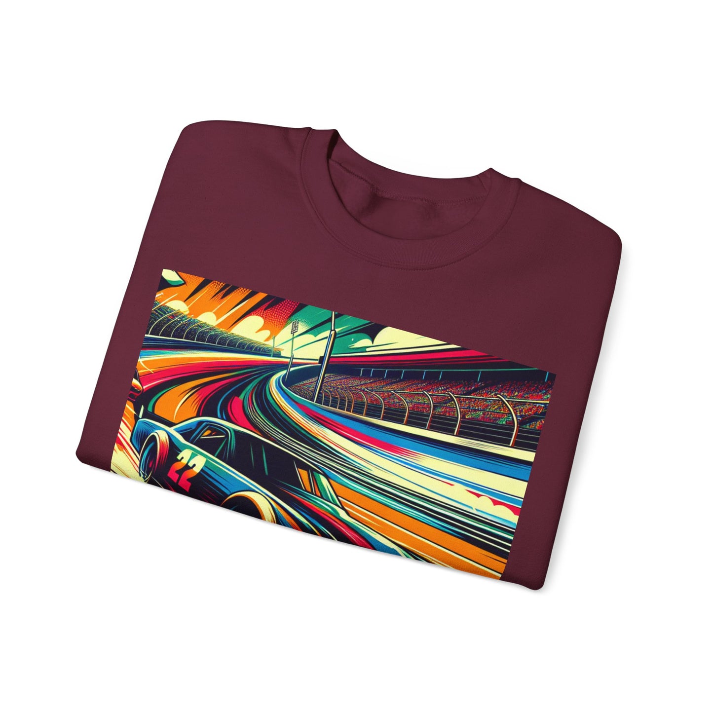 Race Car Crewneck Sweatshirt | Racing Apparel, Unisex Sweatshirt, NASCAR Gift, Motorsports Clothing, Car Enthusiasts Sweatshirt