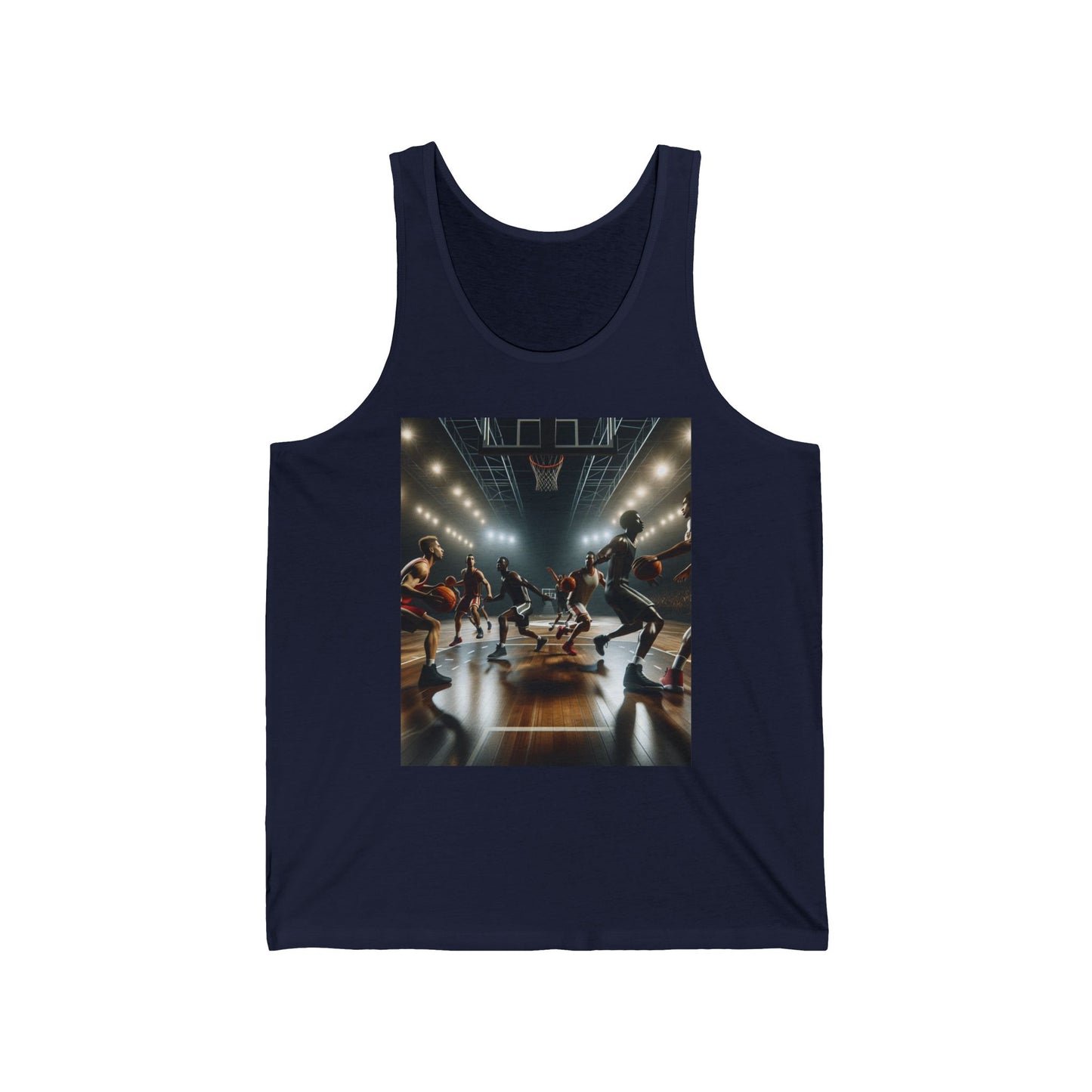 Basketball Unisex Jersey Tank Top - Perfect for Festivals & Casual Wear