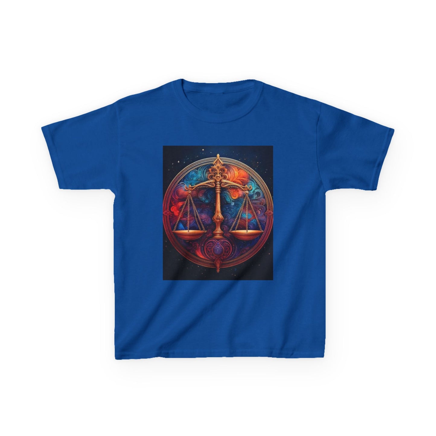 Libra Horoscope Kids Tee - Cosmic Zodiac T-Shirt for Astrology Lovers, Birthday Gift, Everyday Wear, Reference Guide, Unique Design