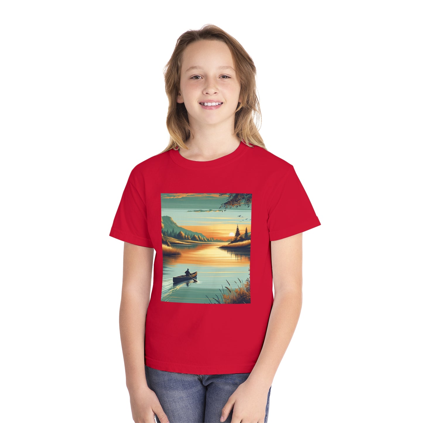 Canoeing Youth Midweight Tee