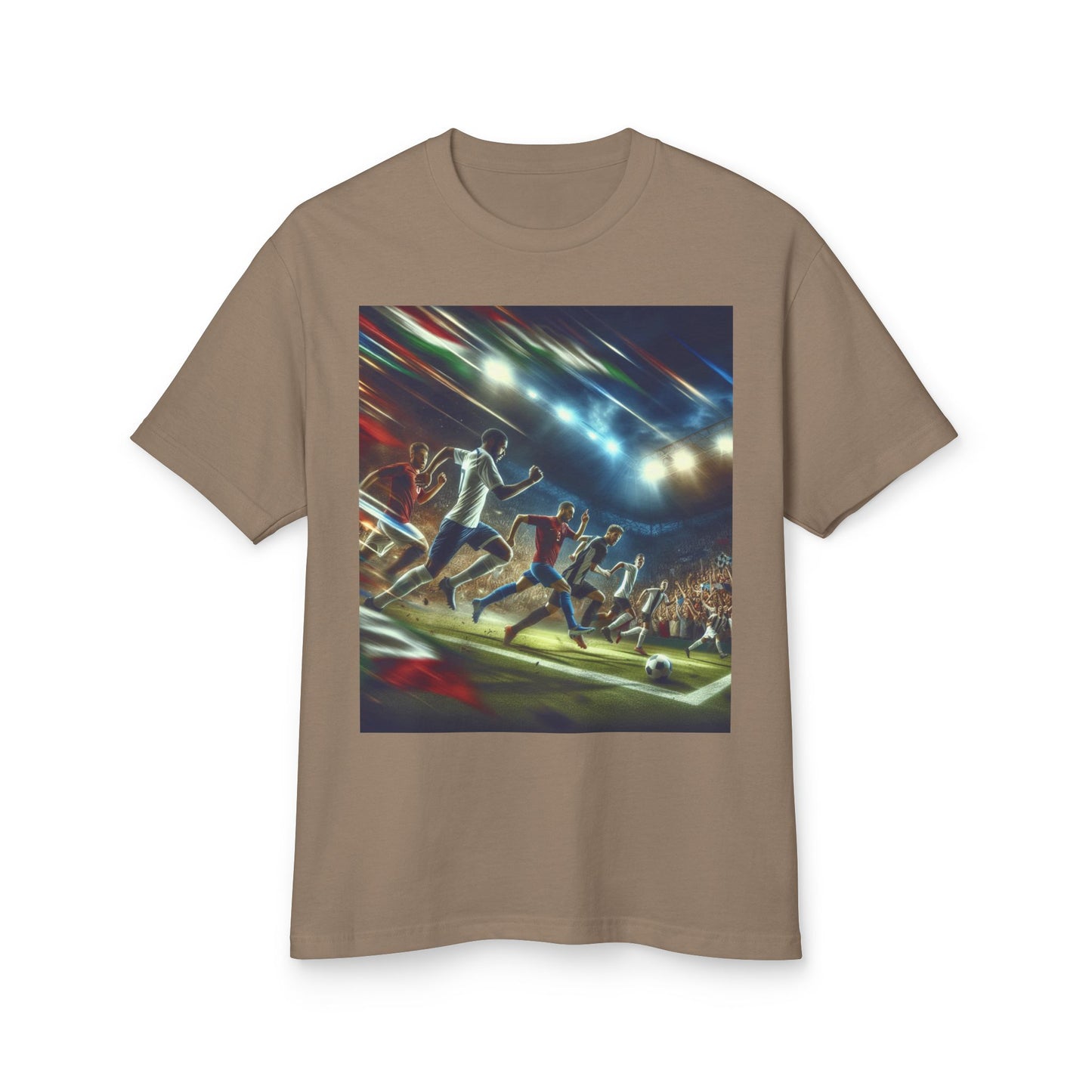 Soccer Heavyweight Tee - Unisex Garment-Dyed Shirt