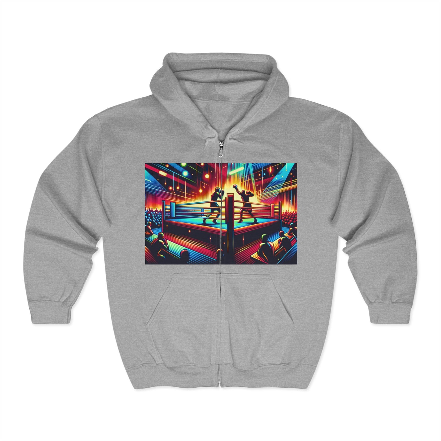 Boxing Unisex Heavy Blend™ Full Zip Hooded Sweatshirt