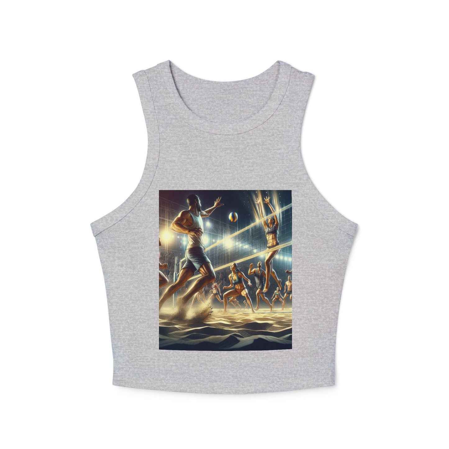 Volleyball Women's Micro Rib Racer Tank Top