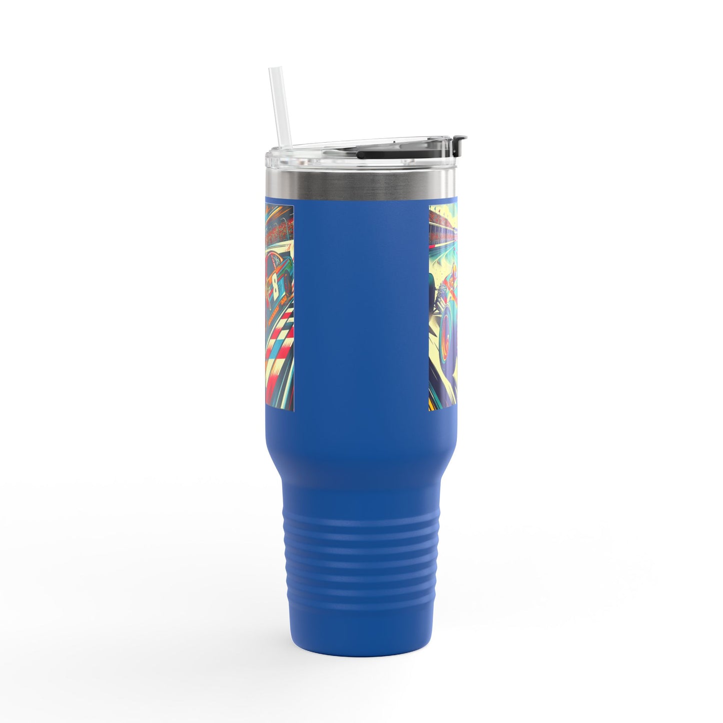 Vintage F1 Insulated Travel Mug, 40oz, Perfect for Fans, Sports Events, Coffee, Tea, Water