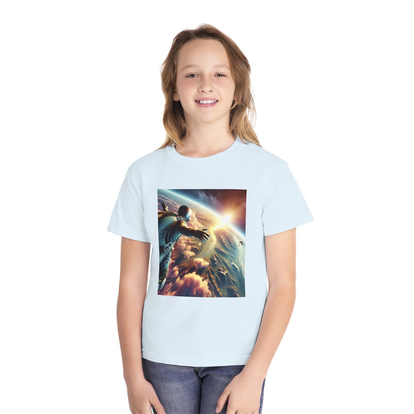 Sky Diving Youth Midweight Tee