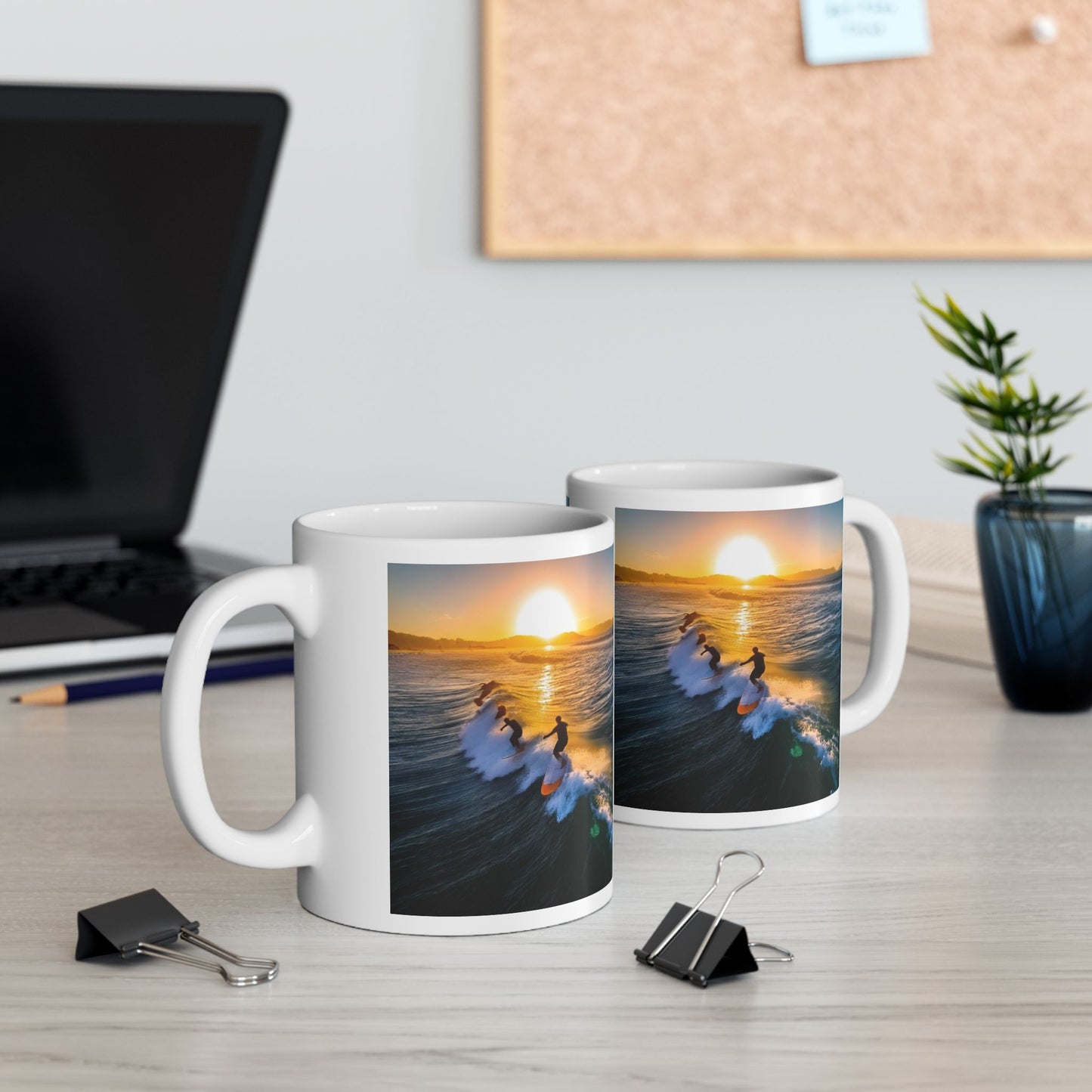 Surfing Ceramic Mug