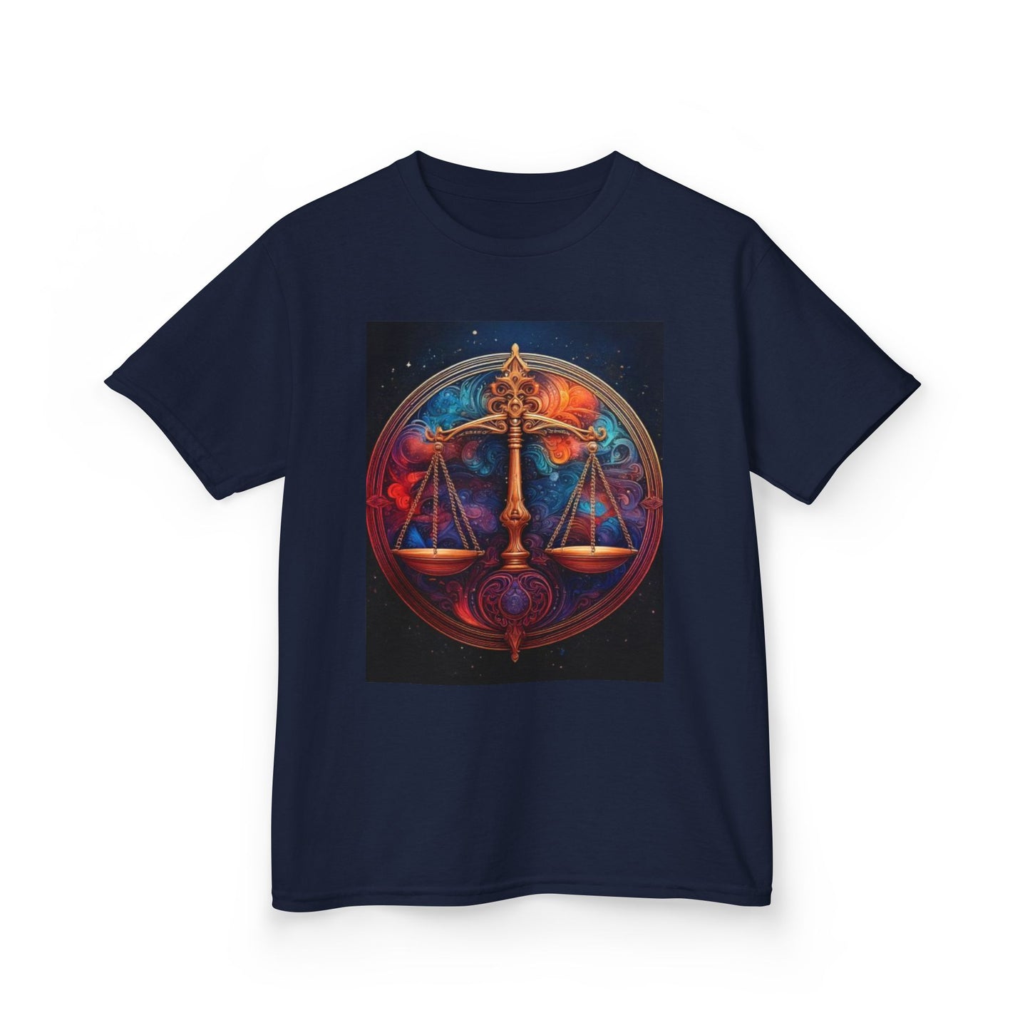 Libra Horoscope Kids Tee - Cosmic Zodiac T-Shirt for Astrology Lovers, Birthday Gift, Everyday Wear, Reference Guide, Unique Design
