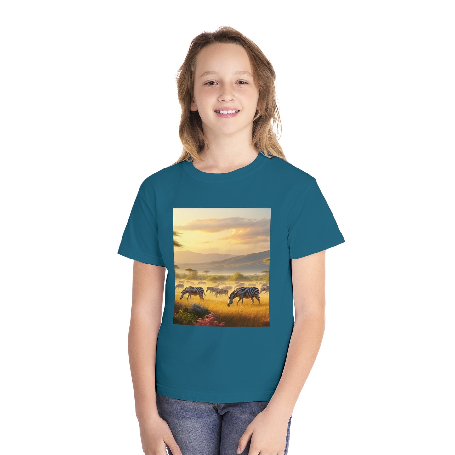 Zebras Youth Midweight Tee