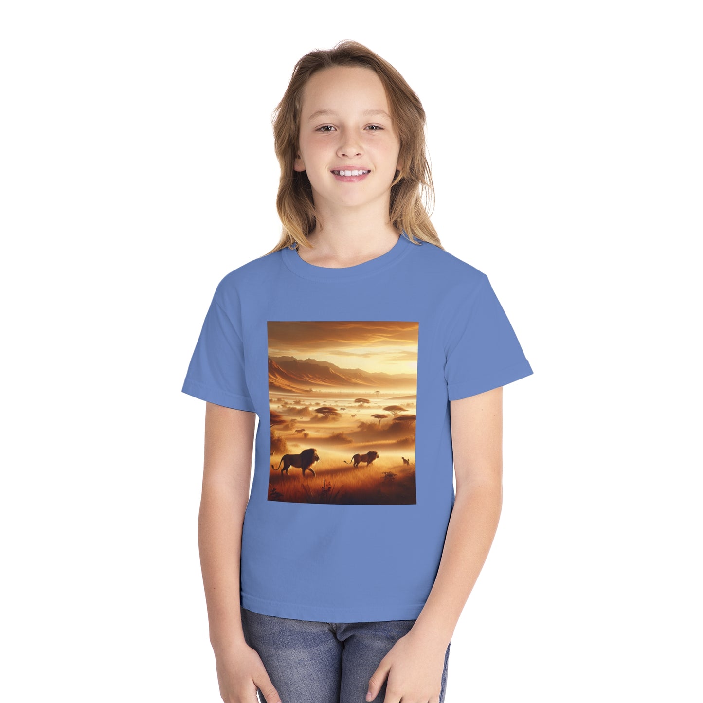 Lions Youth Midweight Tee