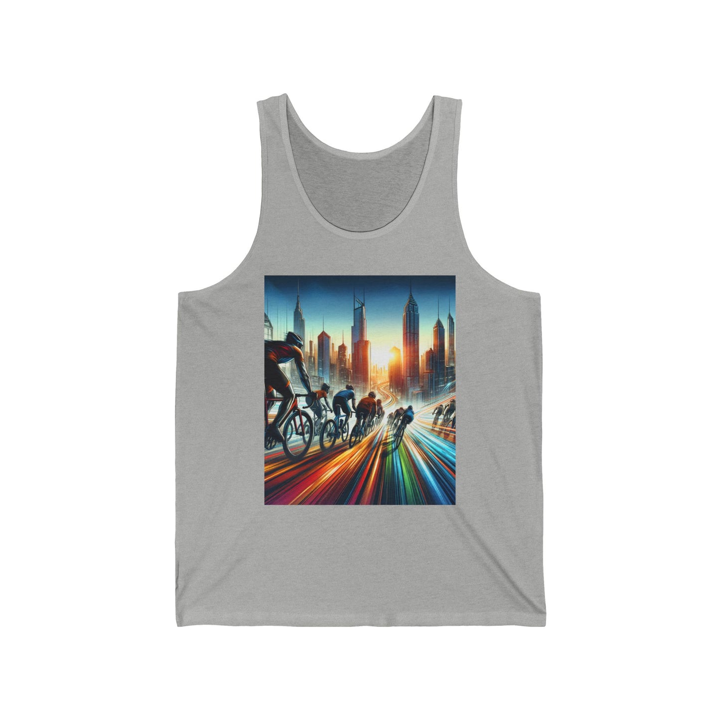 Cycling Unisex Jersey Tank Top - Perfect for Festivals & Casual Wear