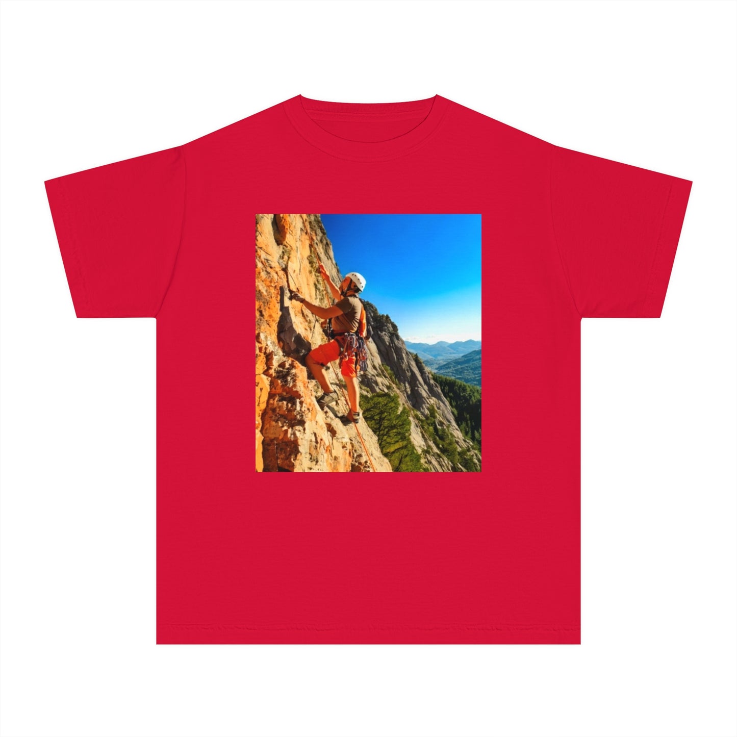 Rock Climbing Youth Midweight Tee