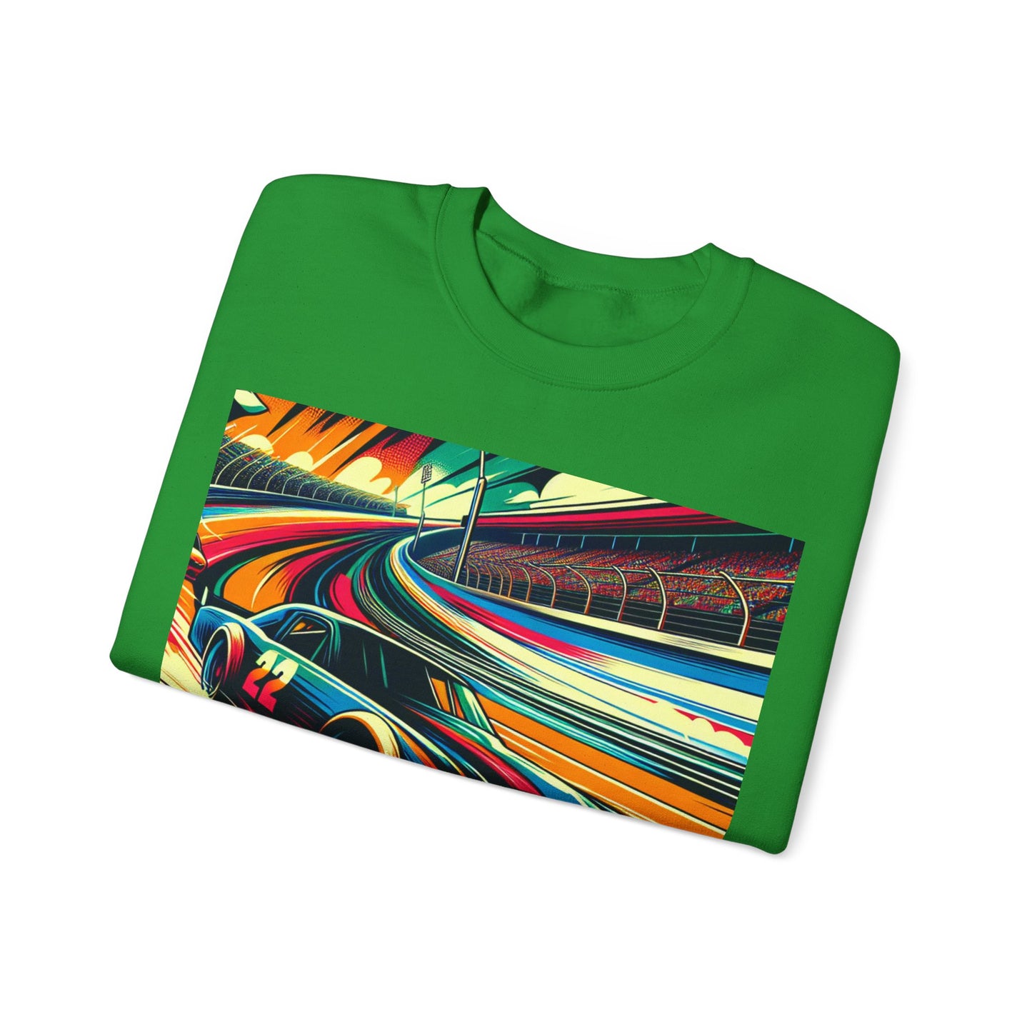 Race Car Crewneck Sweatshirt | Racing Apparel, Unisex Sweatshirt, NASCAR Gift, Motorsports Clothing, Car Enthusiasts Sweatshirt