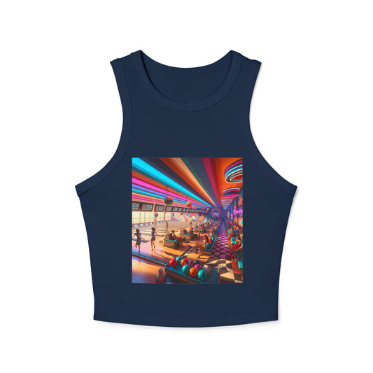 Bowling Women's Micro Rib Racer Tank Top