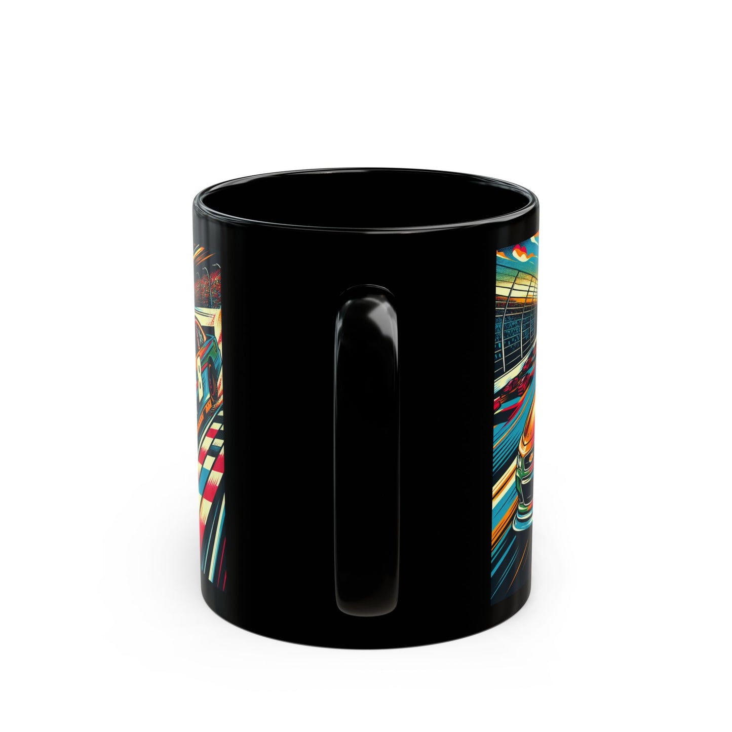 Racing Enthusiast Mug | Vibrant NASCAR Design | Perfect Gift for Car Lovers, Motorsport Decor, Father's Day, Birthday