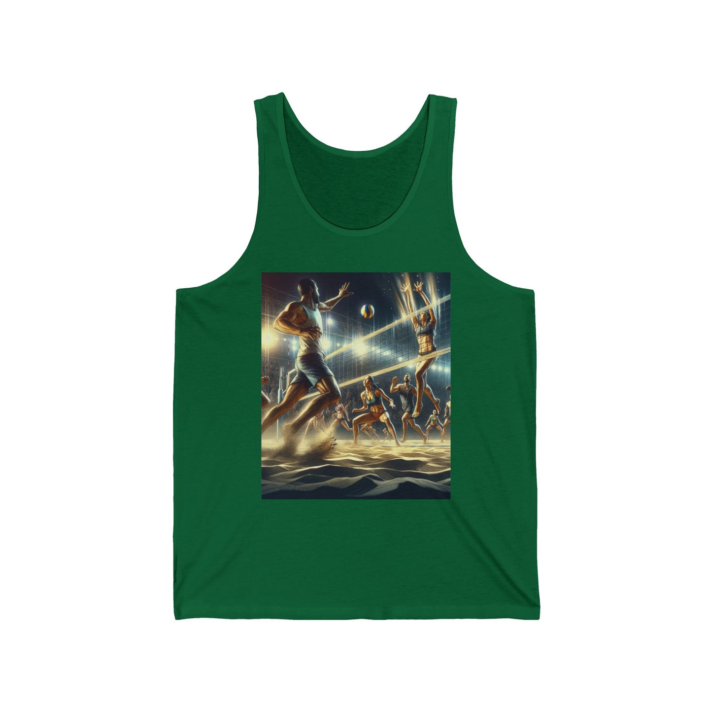 Volleyball Unisex Jersey Tank Top - Perfect for Festivals & Casual Wear