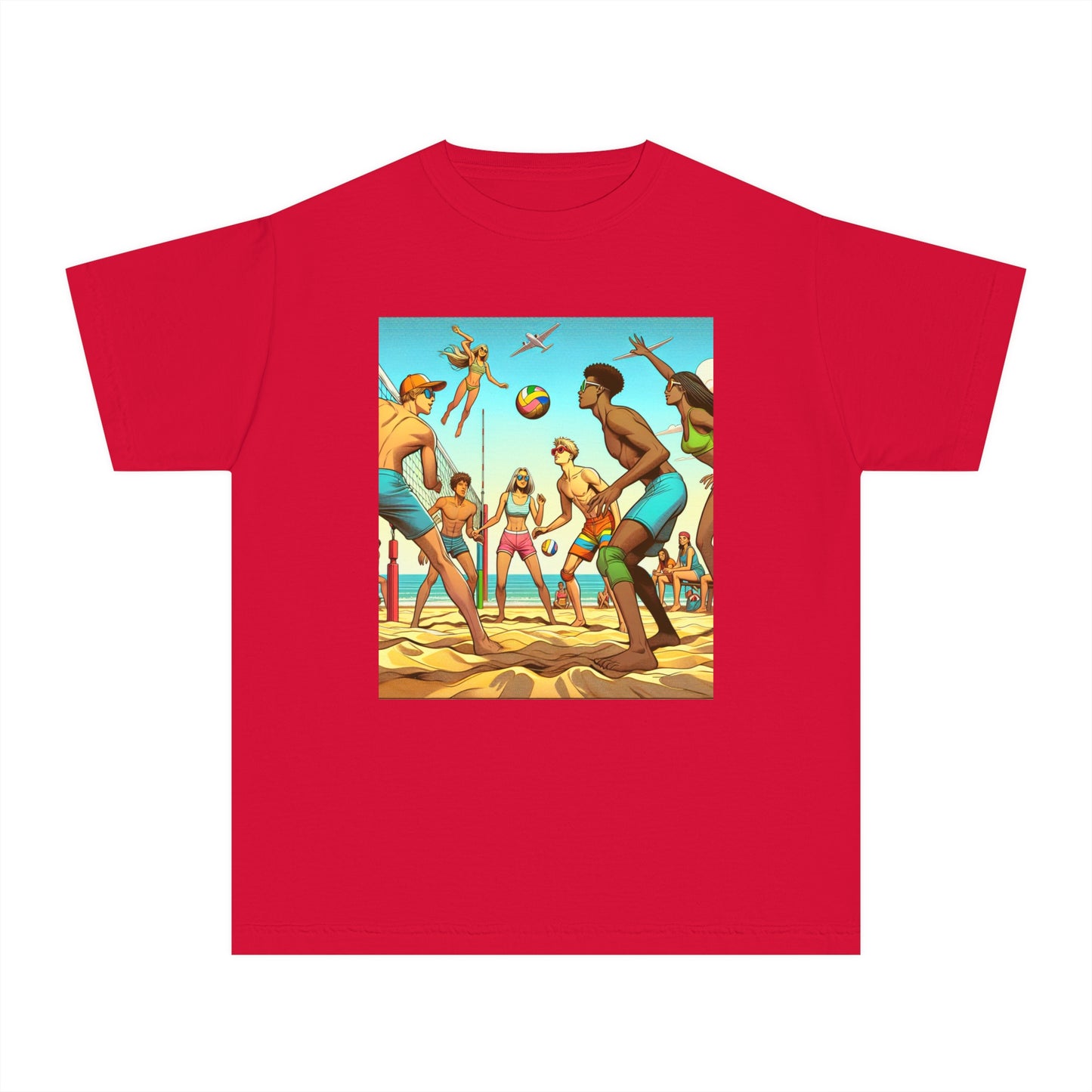 Volleyball Youth Midweight Tee