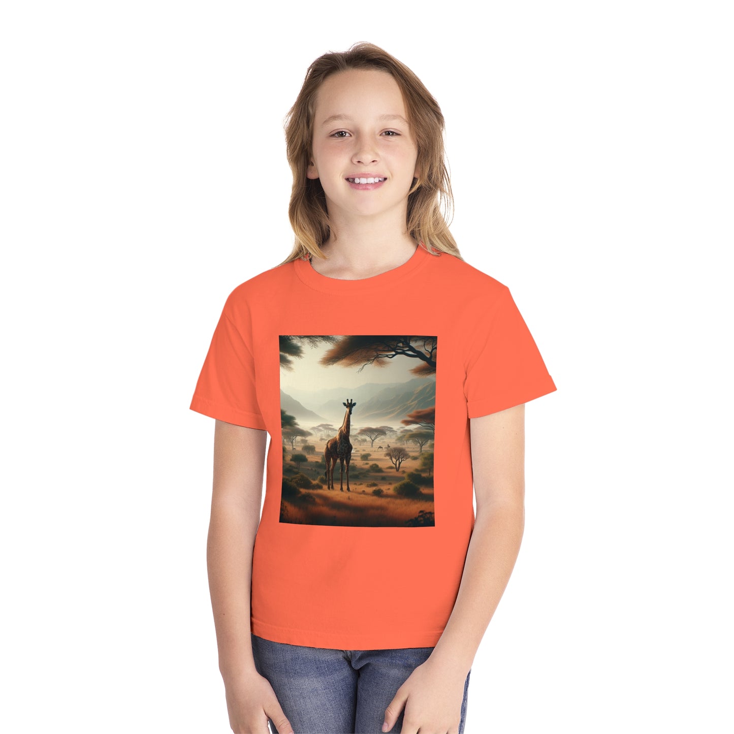 Giraffes Youth Midweight Tee