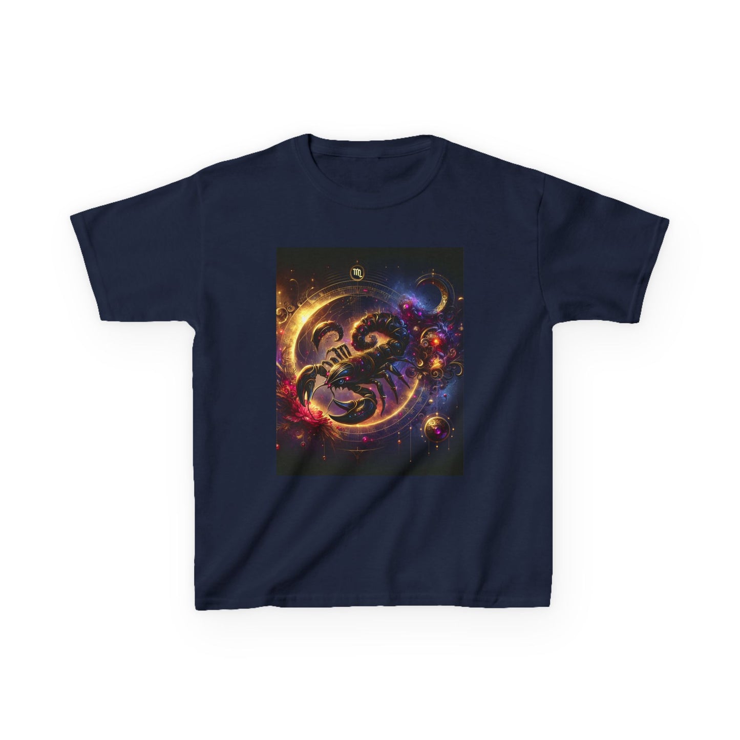 Scorpio  Horoscope Kids Tee - Cosmic Zodiac T-Shirt for Astrology Lovers, Birthday Gift, Everyday Wear, Reference Guide, Unique Design