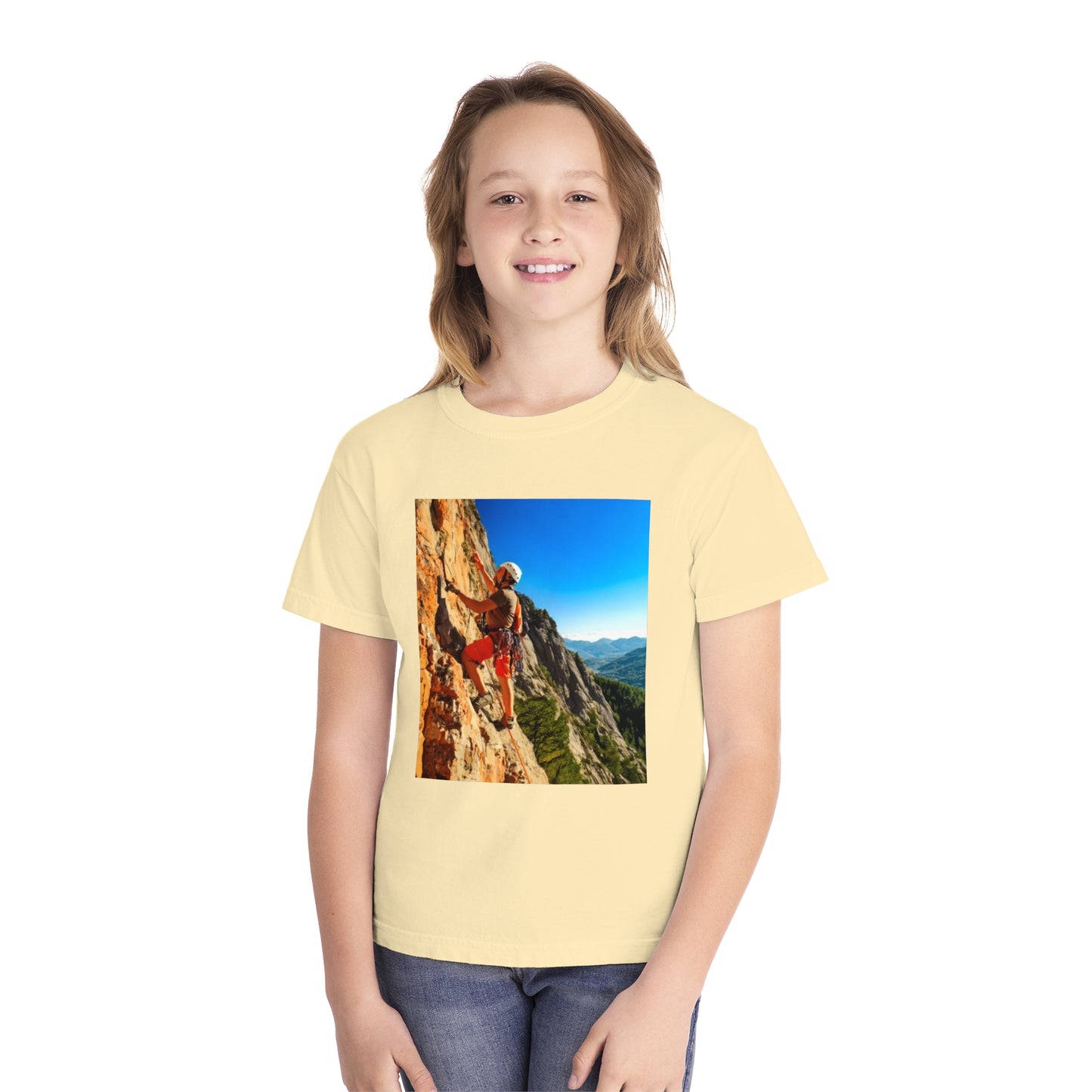 Rock Climbing Youth Midweight Tee
