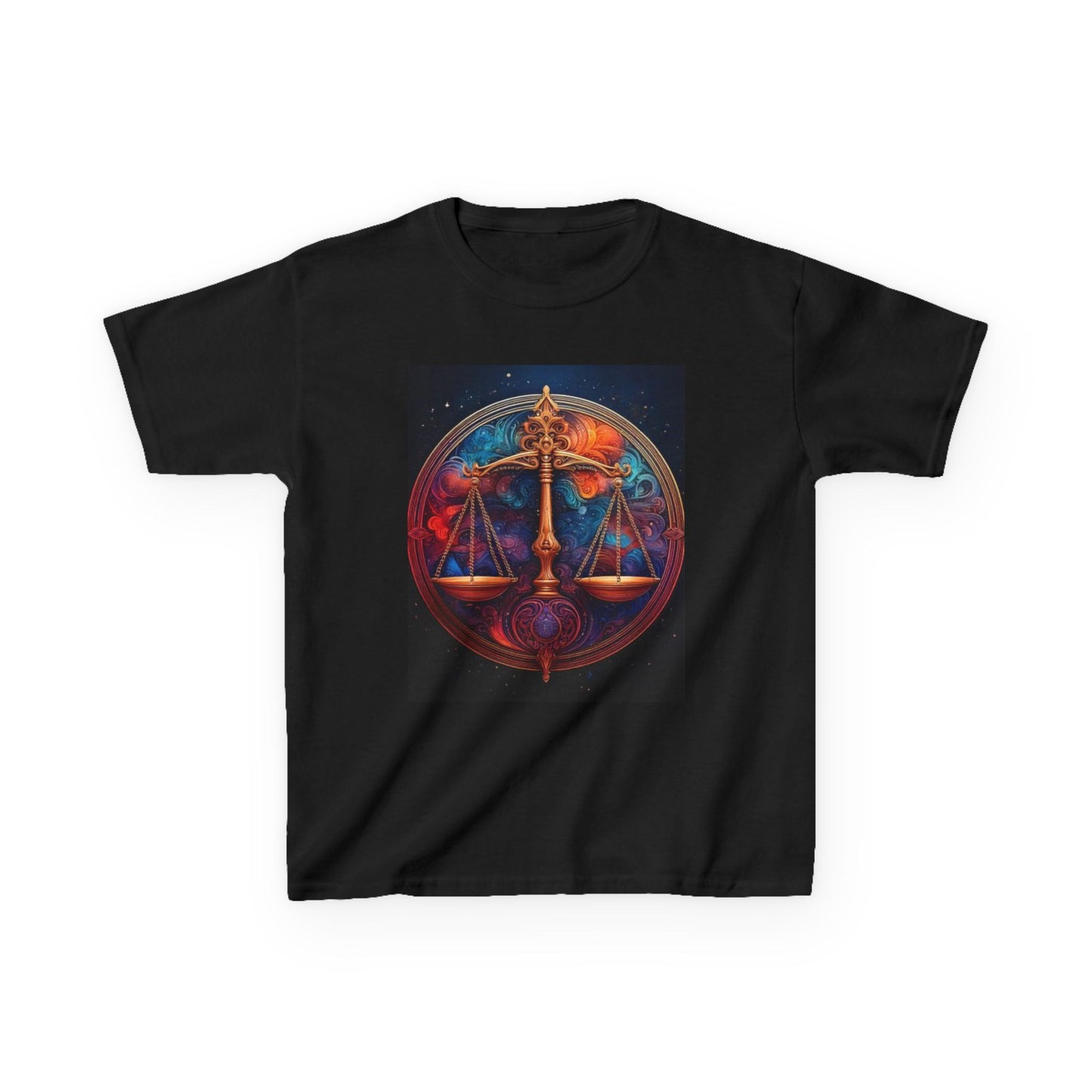 Libra Horoscope Kids Tee - Cosmic Zodiac T-Shirt for Astrology Lovers, Birthday Gift, Everyday Wear, Reference Guide, Unique Design