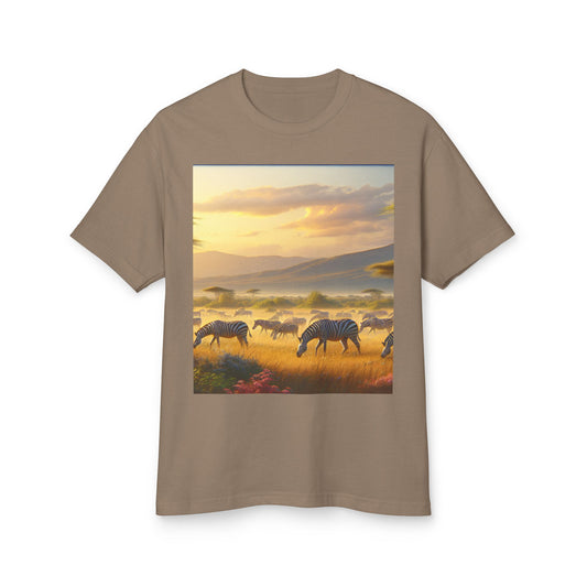 Zebras Heavyweight Tee - Unisex Garment-Dyed Shirt