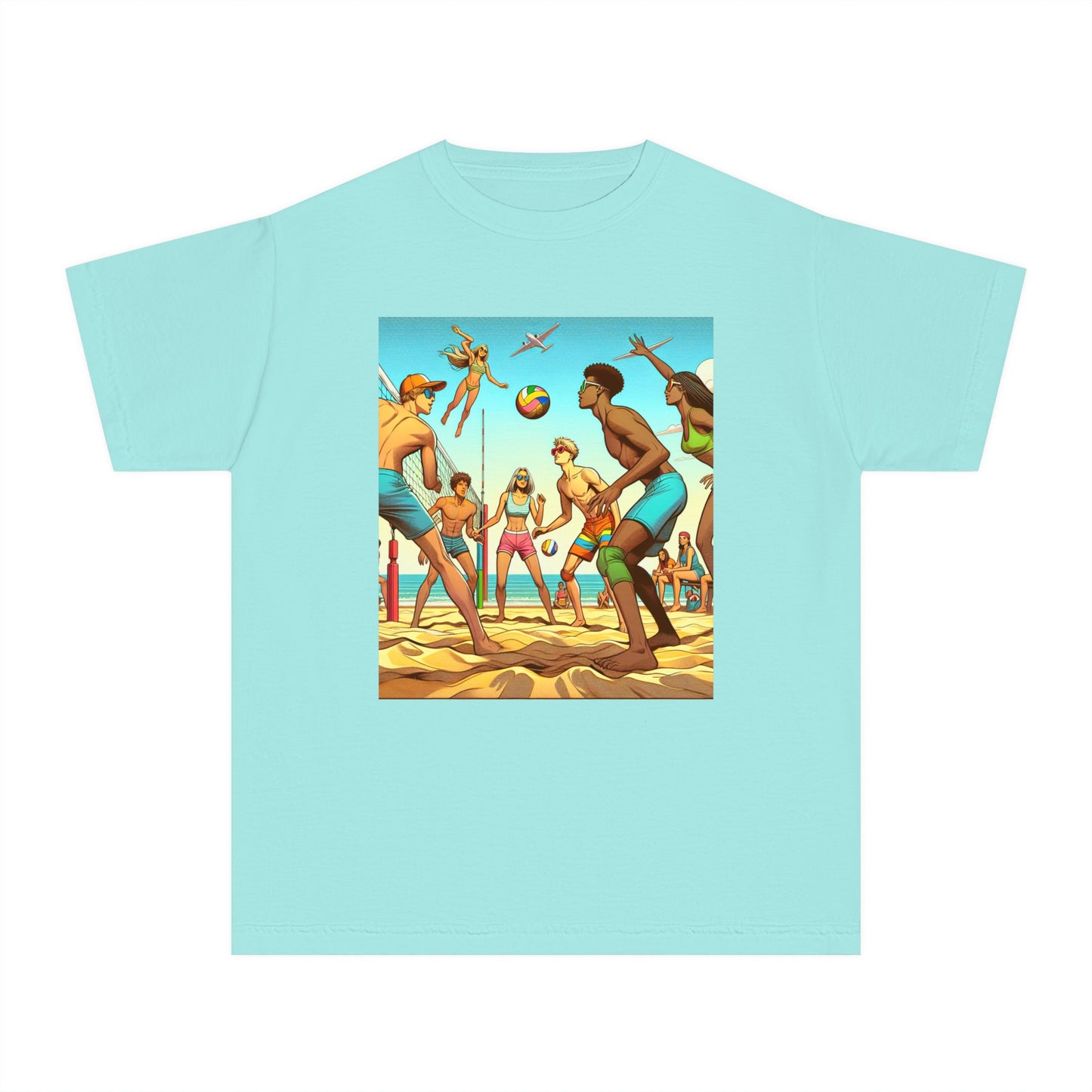 Volleyball Youth Midweight Tee