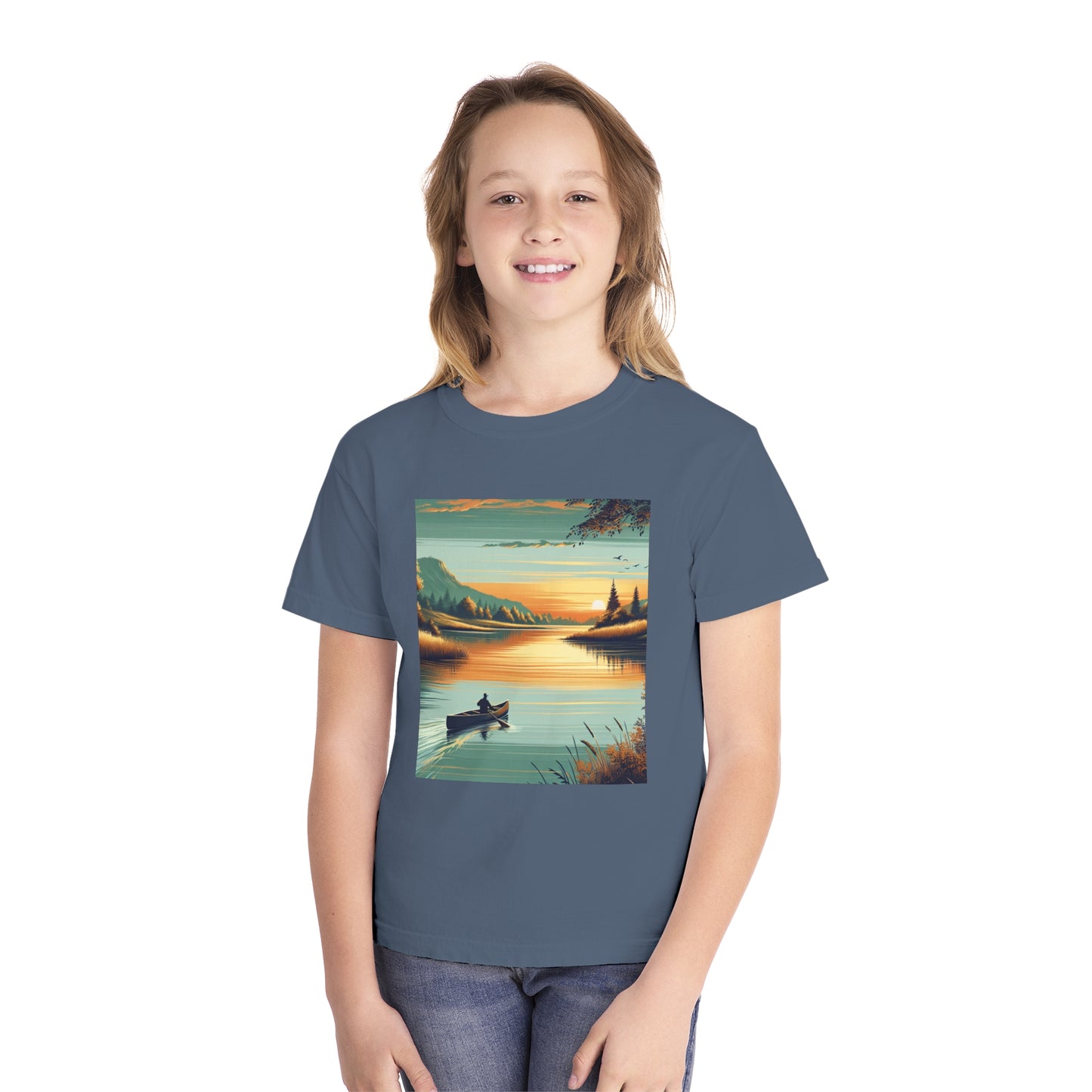 Canoeing Youth Midweight Tee