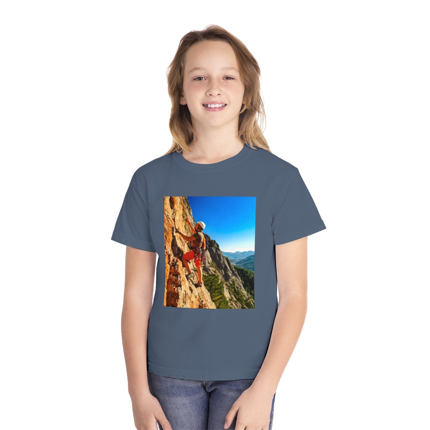 Rock Climbing Youth Midweight Tee