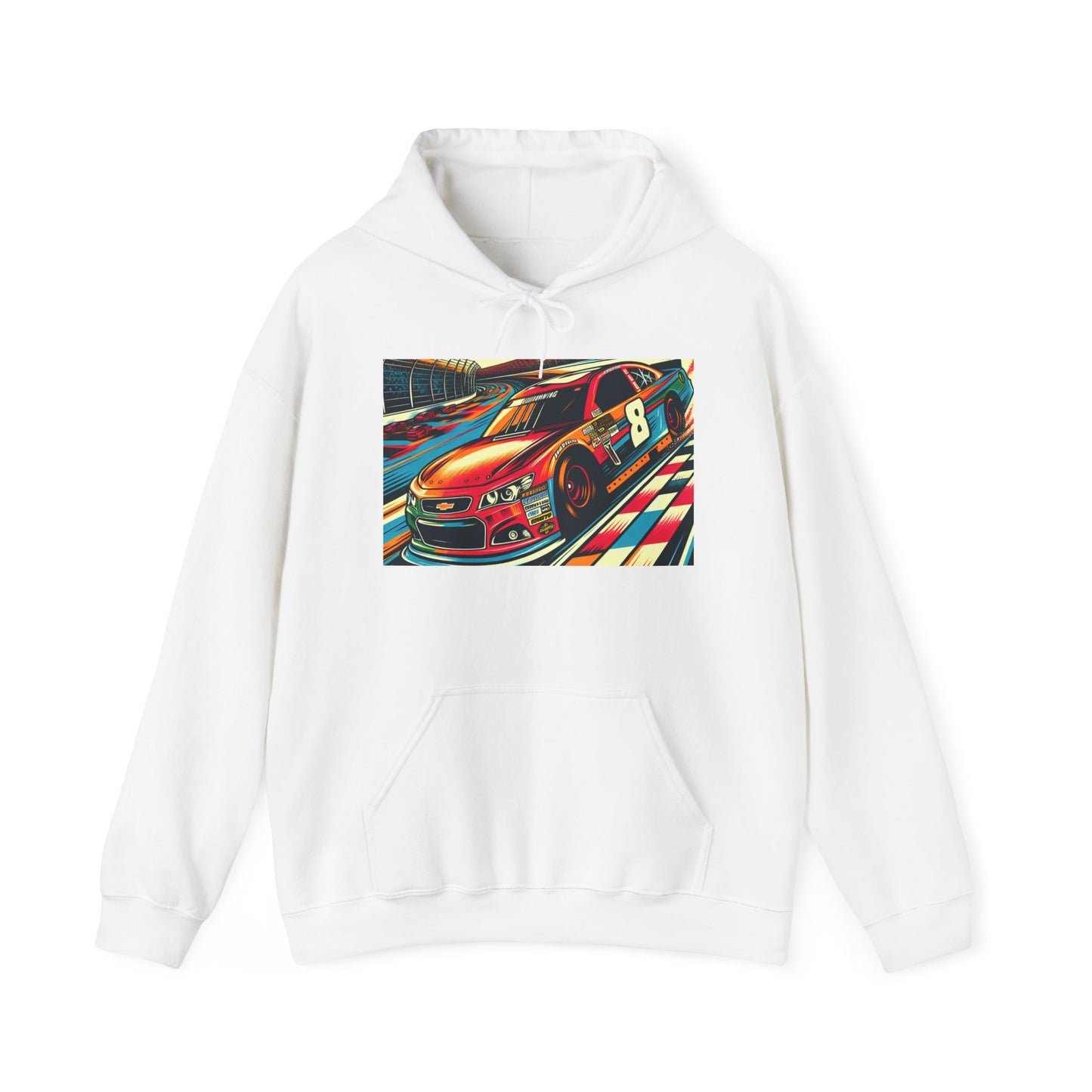 Nascar 8 Unisex Hoodie - Racing Vibes