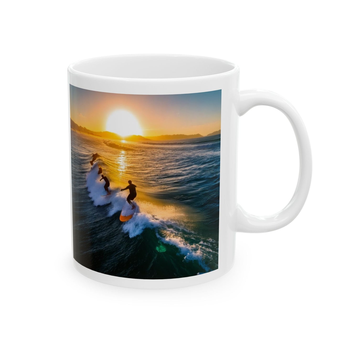 Surfing Ceramic Mug