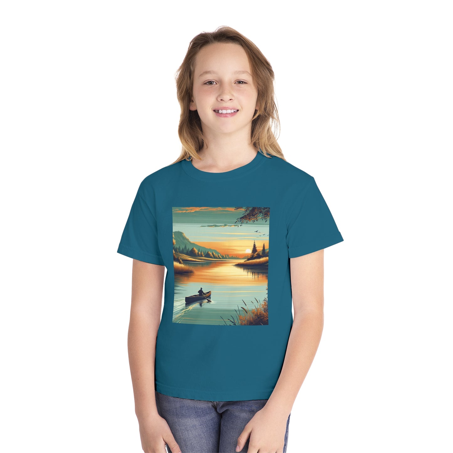Canoeing Youth Midweight Tee