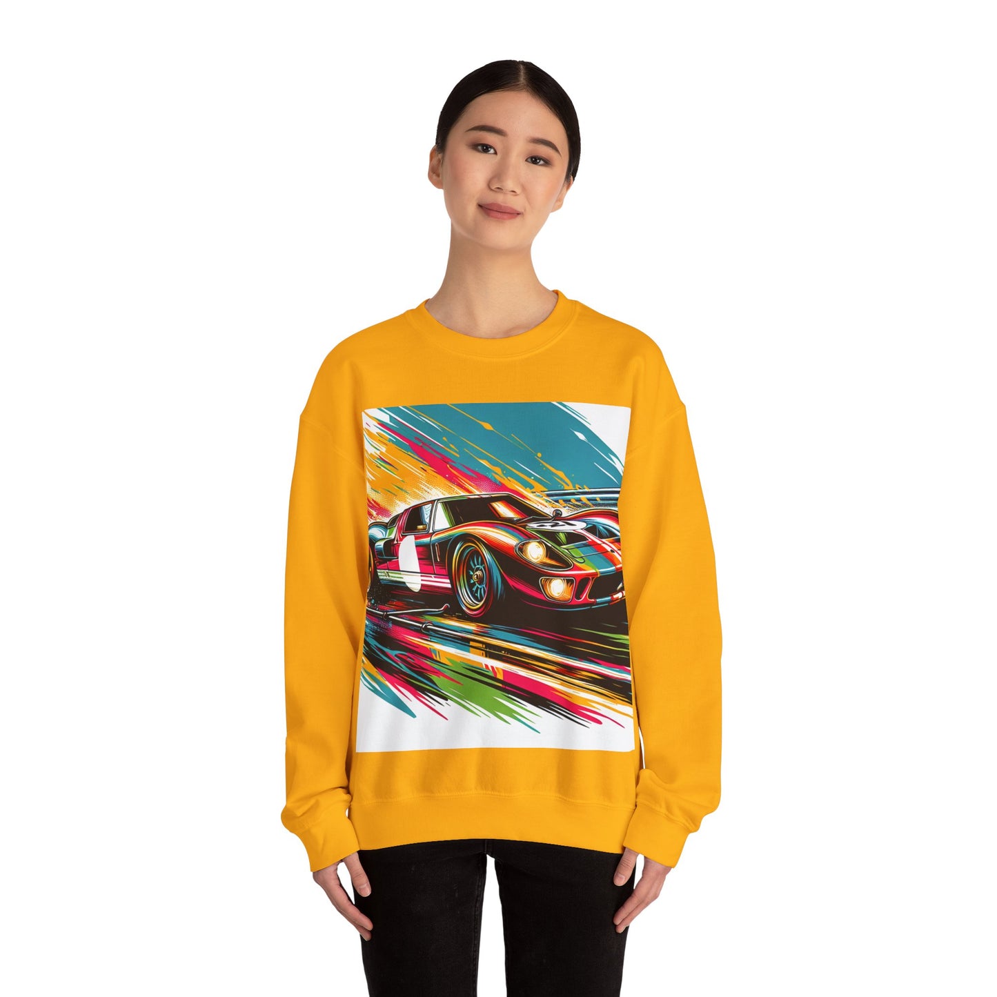 Race Car Crewneck Sweatshirt | Racing Apparel, Unisex Sweatshirt, Nascar Gift, Motorsports Clothing, Car Enthusiasts Sweatshirt