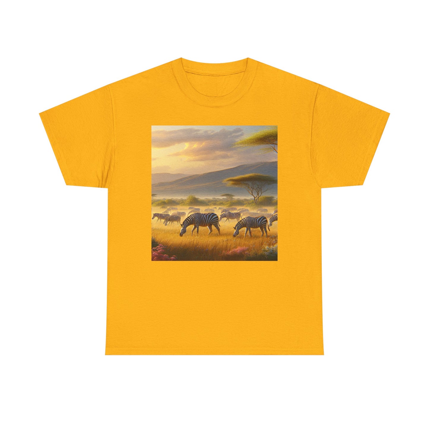 Zebras Women's Heavy Cotton Tee