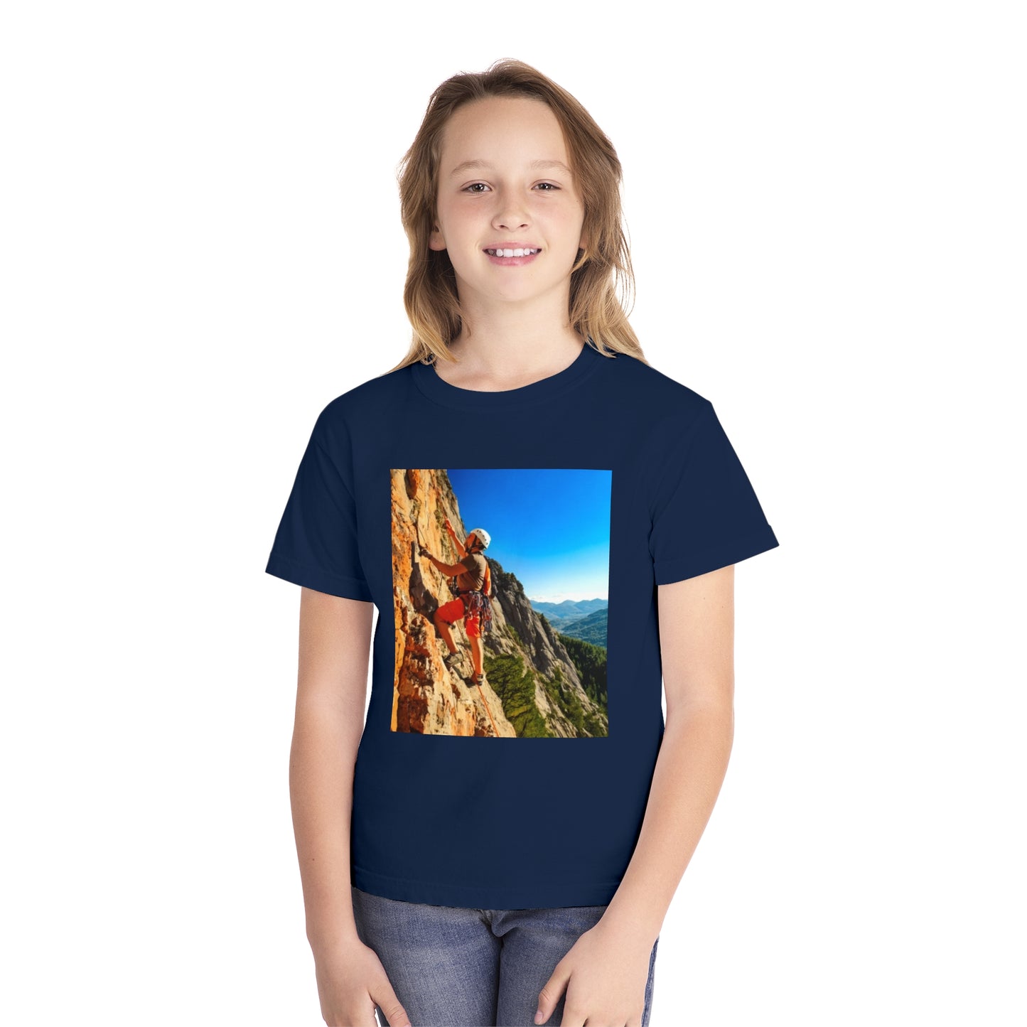 Rock Climbing Youth Midweight Tee