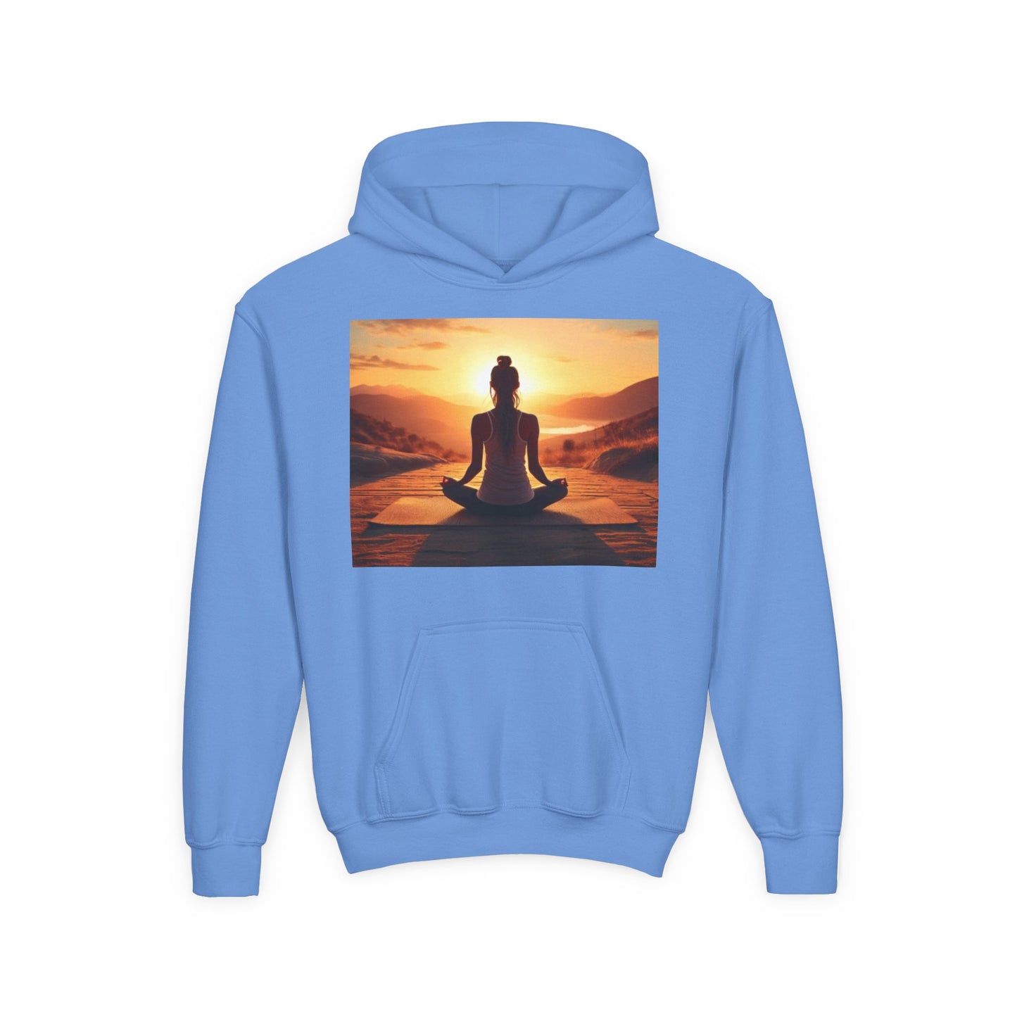 Yoga Youth Hoodie - Heavy Blend Sweatshirt