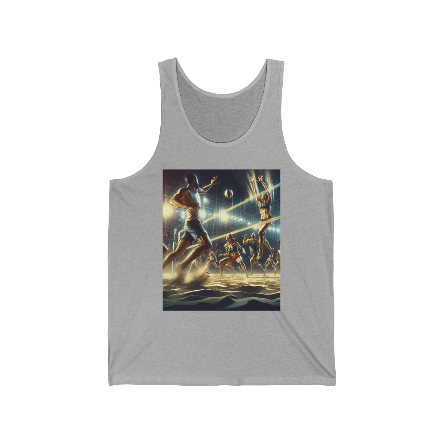 Volleyball Unisex Jersey Tank Top - Perfect for Festivals & Casual Wear