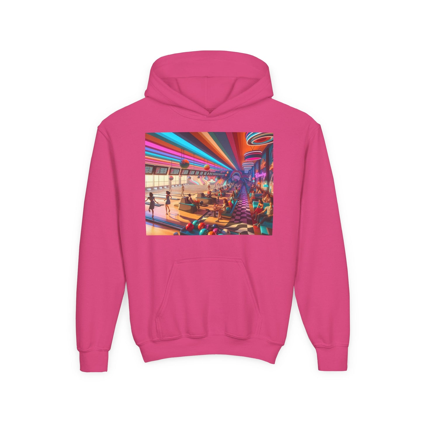 Bowling Youth Heavy Blend Hooded Sweatshirt